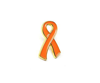 Orange Ribbon Pin | Orange | Animal Pins by PinMart