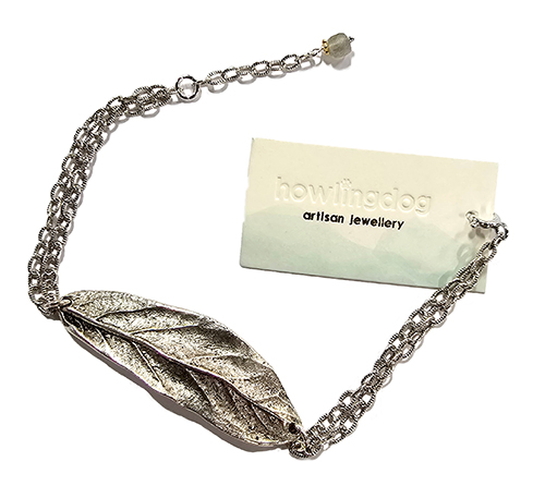 HD, Bracelet, Long Leaf, Silver