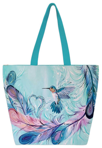 Tote, Hummingbird Feather