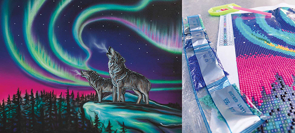 Diamond Art, Sky Dance, Wolf Song