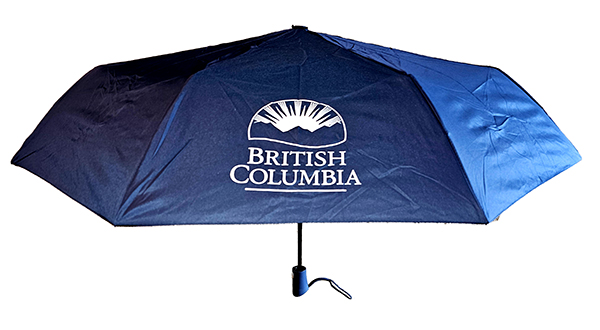 Umbrella, Blue with BC ID Mark