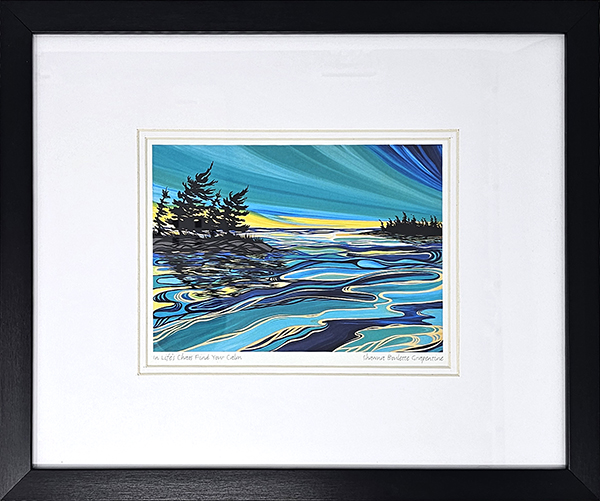 Framed Art Card, In Life's Chaos Find Your Calm