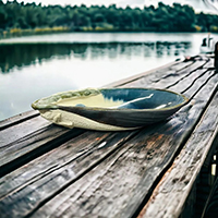 A, MM Mussel Shell Bowl Small