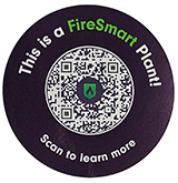 Sticker, Firesmart Plant, Roll, QR Code